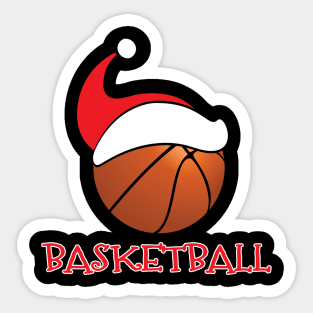 Basketball Christmas gift Sticker